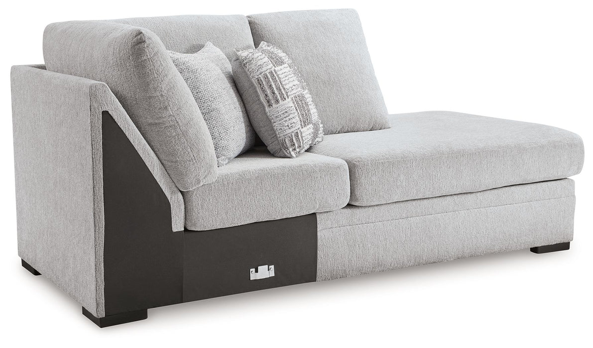 Gabyleigh - Raf Corner Chaise - Nickel - Simple Home Plus
