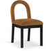 Conrad - Velvet Dining Chair With Black Legs - Simple Home Plus