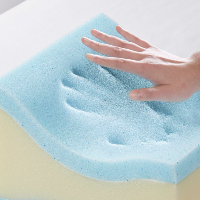 Memory Foam Knee Pillow - White