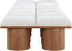 Pavilion - 14 Piece Modular Bench With Brown Base - Simple Home Plus