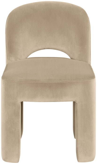 Celine - Velvet Performance Fabric Upholstered Dining Chair (Set of 2) - Simple Home Plus