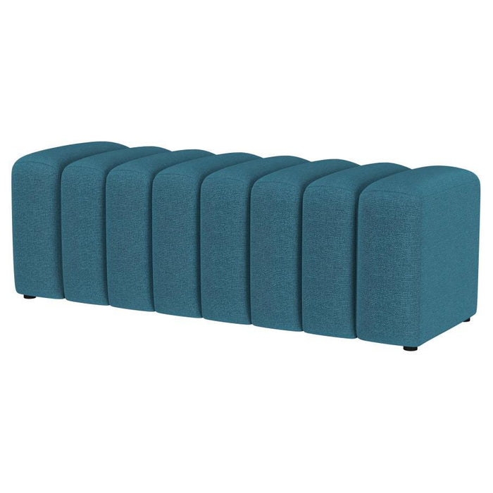 Summer - Fabric Upholstered Tufted Accent Bench - Simple Home Plus