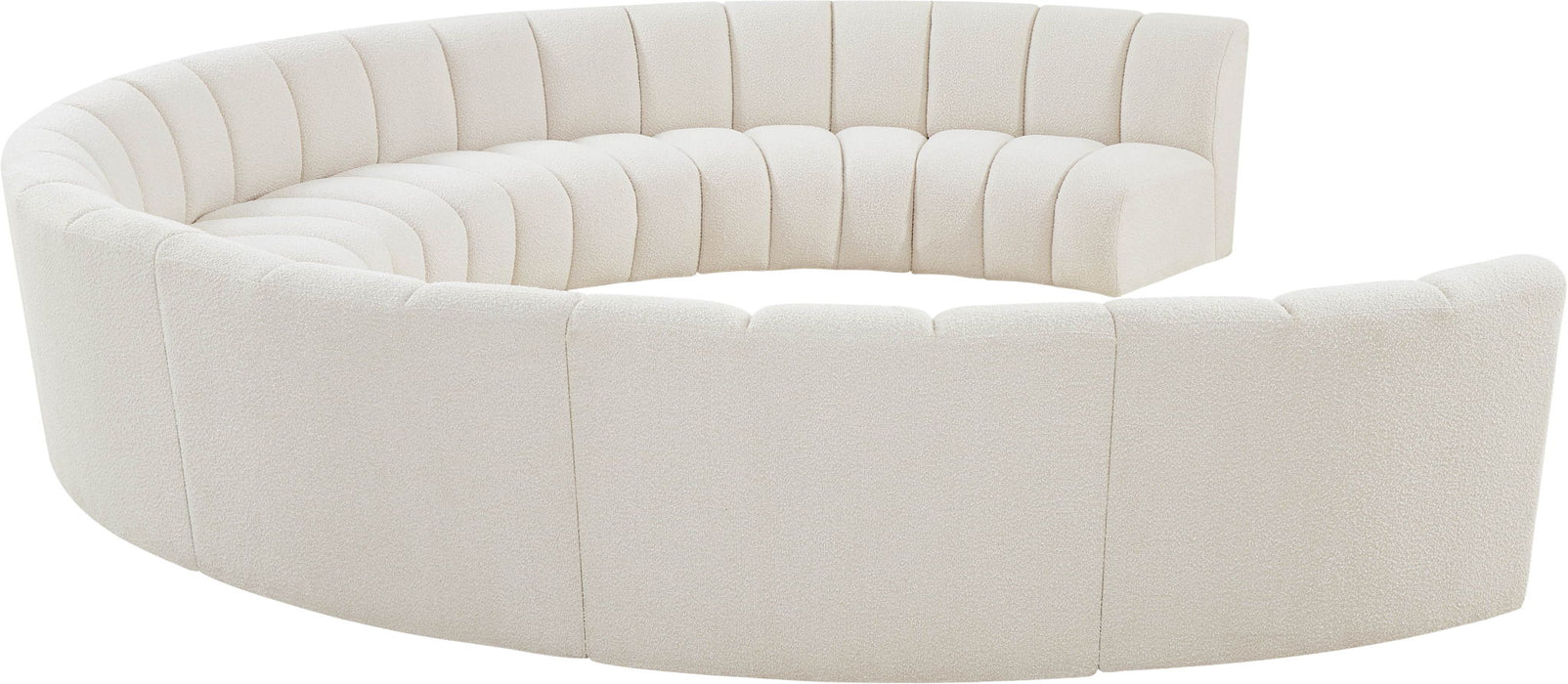 Infinity - 9 Piece Boucle Modular Sectional - Simple Home Plus