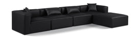 Cube - 5 Piece Modular Sectional With Chaise - Simple Home Plus