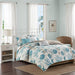 Pebble Beach - 6 Piece Cotton Sateen Duvet Cover Set - Light Blue - Simple Home Plus
