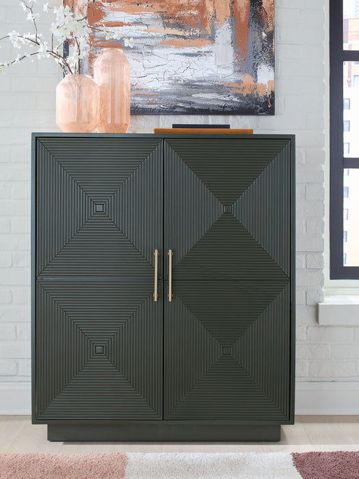 Geirwood - Dark Green - Accent Cabinet - Simple Home Plus