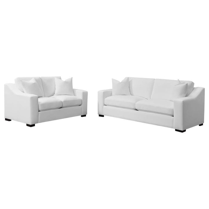 Ashlyn - Upholstered Sloped Arm Sofa Set - Simple Home Plus
