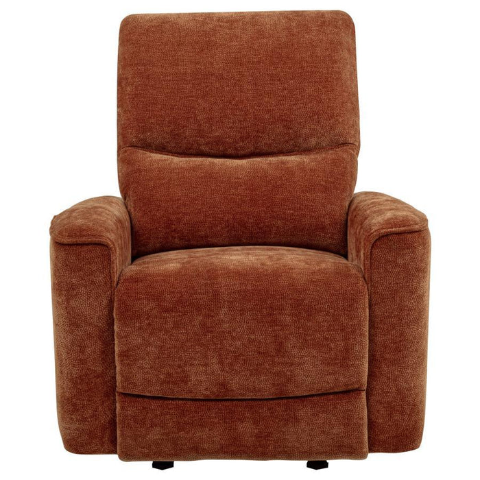 Navarro - Chenille Upholstered Glider Recliner - Simple Home Plus