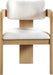 Sacha - Linen Dining Chair With Natural Base (Set of 2) - Simple Home Plus