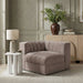 Rummi - Velvet Performance Fabric Upholstered Modular Corner Chair - Simple Home Plus