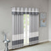 Amherst - 84" Polyoni Pintuck Window Panel - Gray - Simple Home Plus