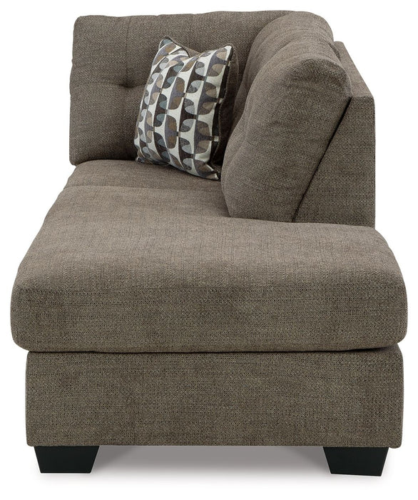 Mahoney - Raf Corner Chaise - Chocolate - Simple Home Plus