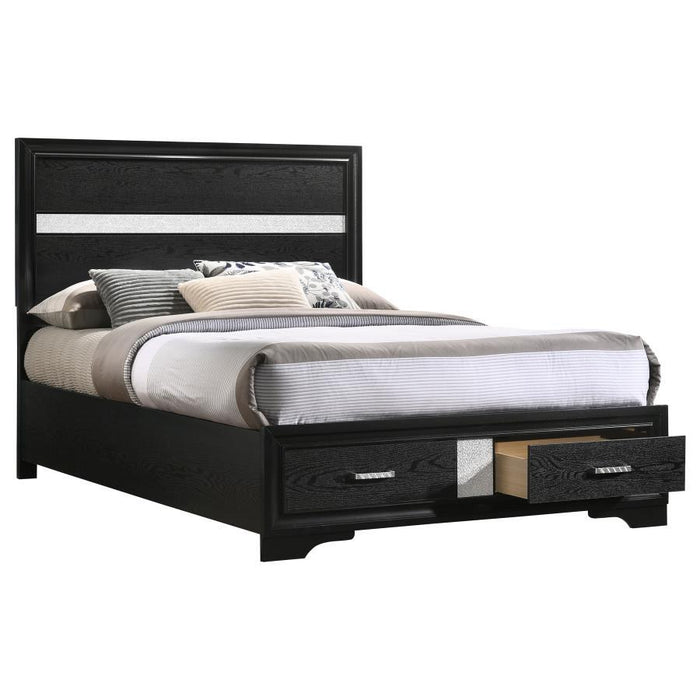 Miranda - Wood Storage Panel Bed - Simple Home Plus