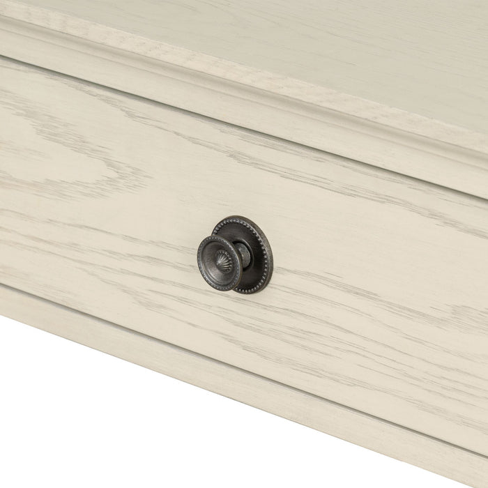 Victoria - One-Drawer Nightstand With Shelf - Antique Cream - Simple Home Plus