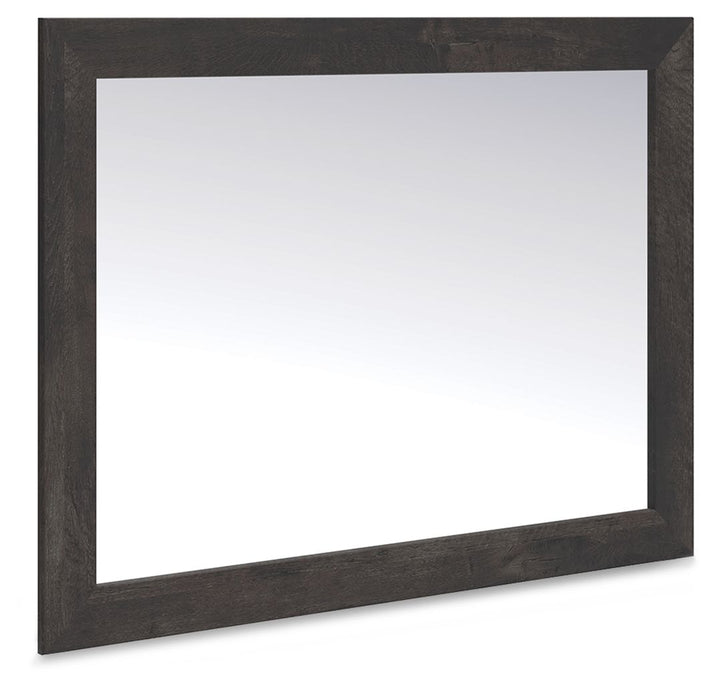 Hollivern - Bedroom Mirror - Dark Gray - Simple Home Plus