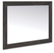 Hollivern - Bedroom Mirror - Dark Gray - Simple Home Plus