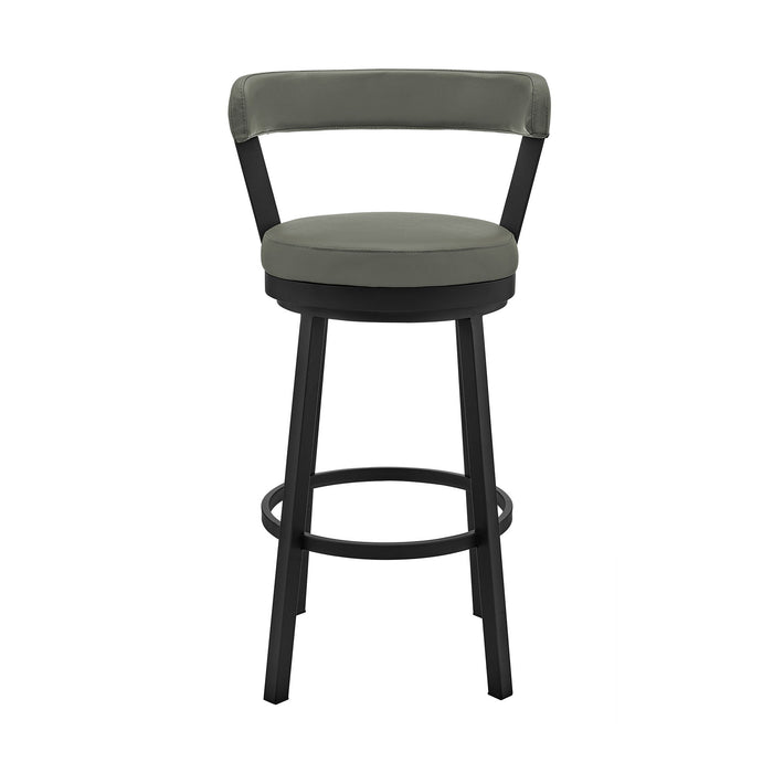 Kobe - Swivel Bar Stool - Black Finish