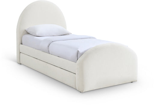 Andaz - Chenille Fabric Upholstered Trundle Bed - Simple Home Plus