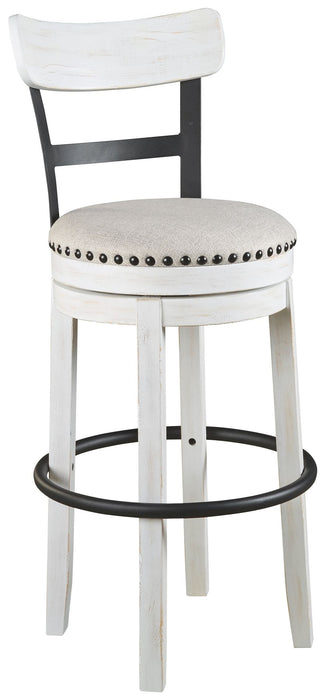 Valebeck - Tall Upholstered Swivel Barstool - Simple Home Plus