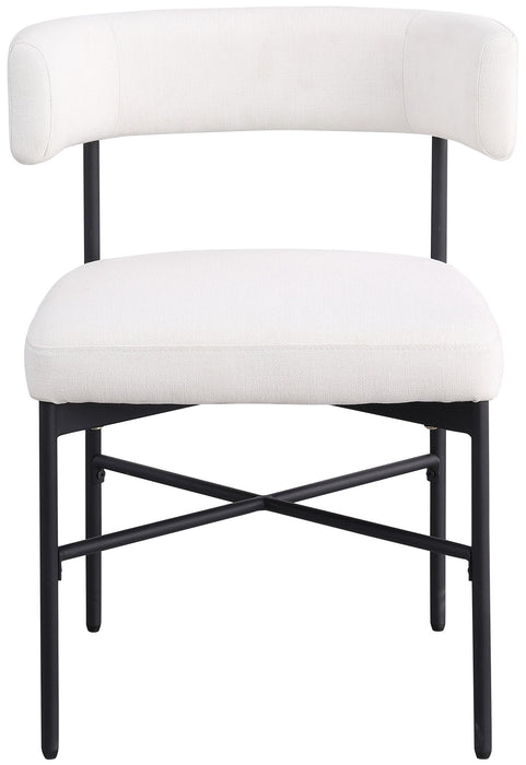 Rivage - Durable Dining Chair With Black Frame (Set of 2) - Simple Home Plus