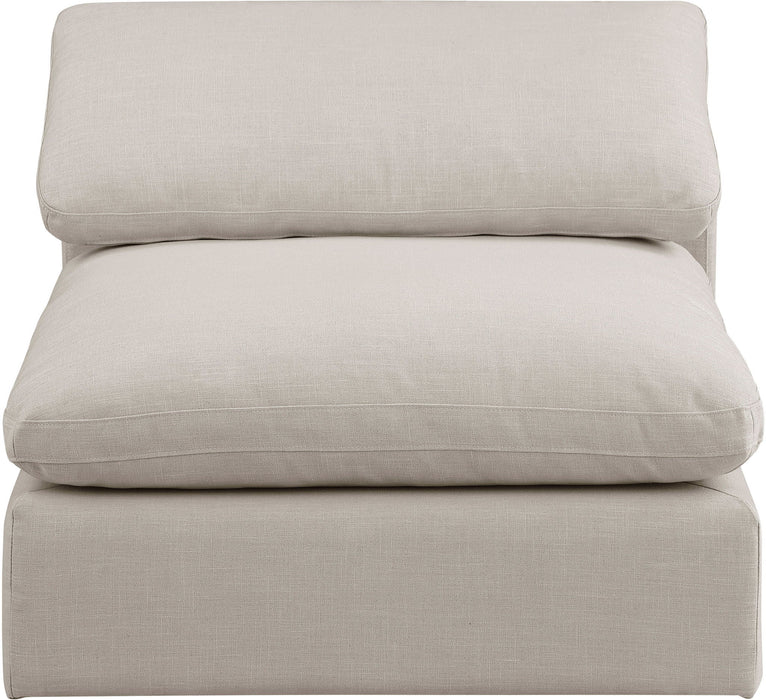 Comfy - Linen Armless Chair - Simple Home Plus