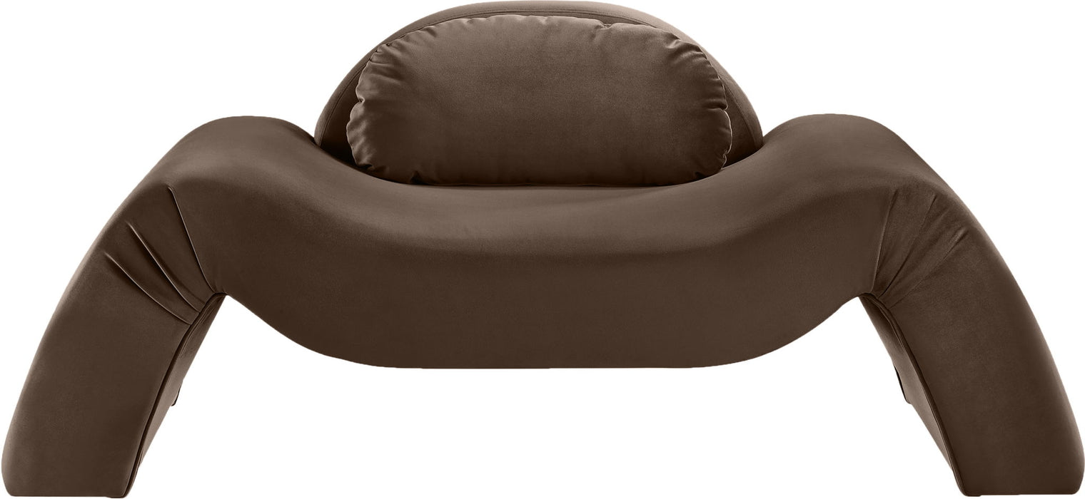 Austin - Velvet Accent Chair - Simple Home Plus