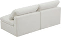 Plush - Modular Armless 2 Seat Sofa - Simple Home Plus