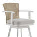 Hazel - Outdoor Patio Swivel Bar Stool - Simple Home Plus