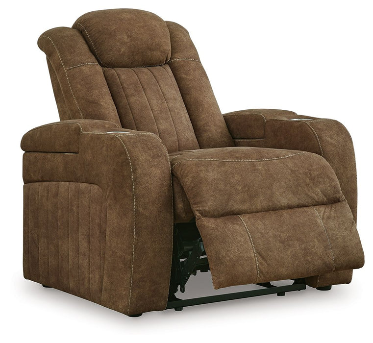 Wolfridge - Brindle - Power Recliner/Adj Headrest - Simple Home Plus