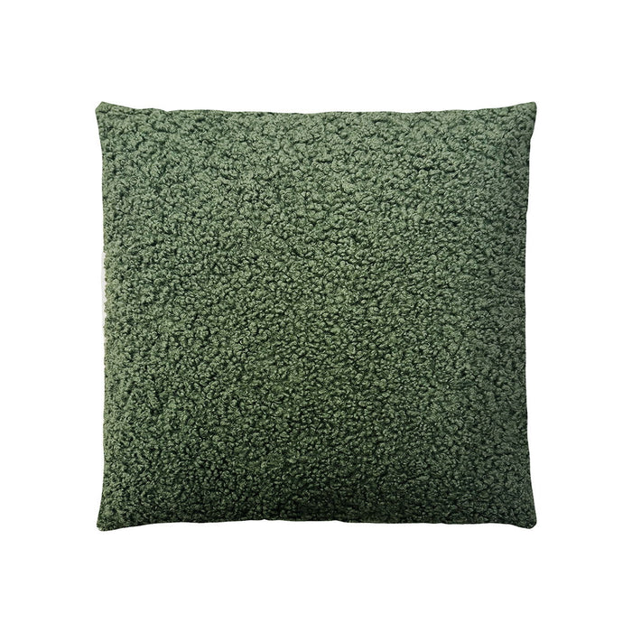 Tara - Solid Boucle Square Pillow - Green - Simple Home Plus