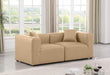 Cube - Modular 2 Piece Sofa - Tan - Simple Home Plus