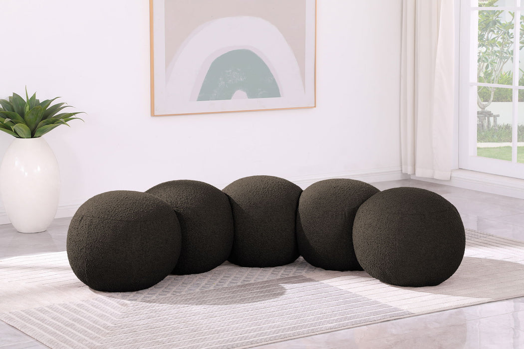 Apollo - Boucle Fabric Bench - Simple Home Plus