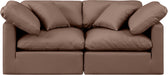 Indulge - Faux Leather 2 Seat Modular Sofa - Simple Home Plus