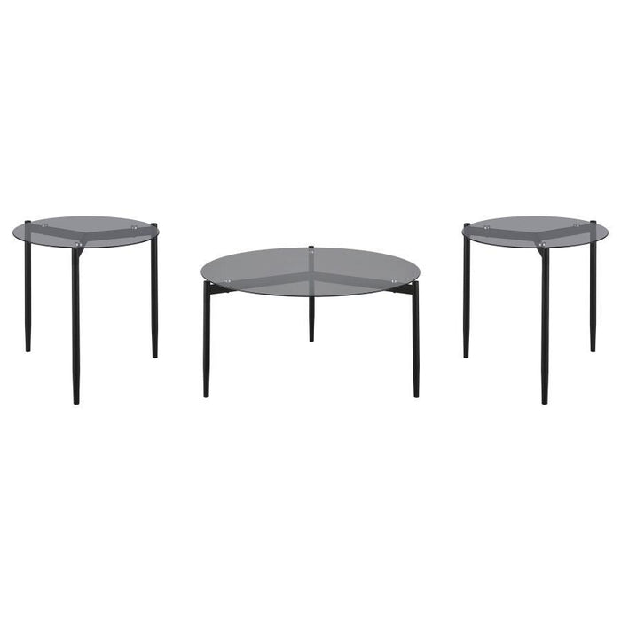 Rosalie - Round Coffee And End Table Set - Simple Home Plus