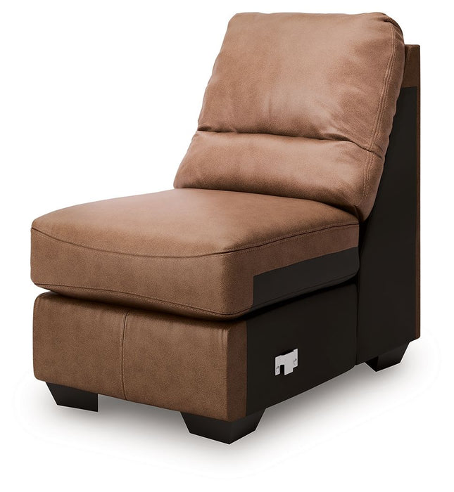 WillowBend - Armless Chair - Caramel - Simple Home Plus