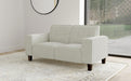 Deerhurst - Upholstered Track Arm Tufted Loveseat - Greige - Simple Home Plus