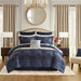 Galleria - Queen Comforter Set - Navy - Simple Home Plus