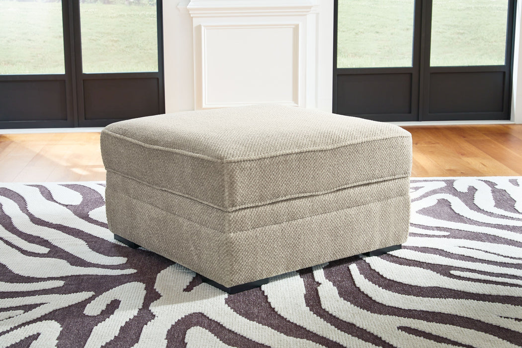Calnita - Sisal - Ottoman With Storage - Simple Home Plus