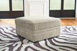 Calnita - Sisal - Ottoman With Storage - Simple Home Plus
