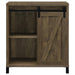 Arlington - Sliding Door Home Bar Wine Cabinet - Rustic Oak - Simple Home Plus