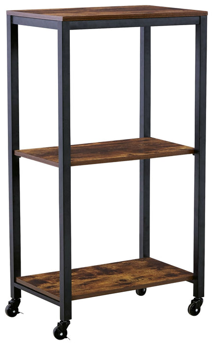 Bevinfield - Brown / Black - Bar Cart - Simple Home Plus