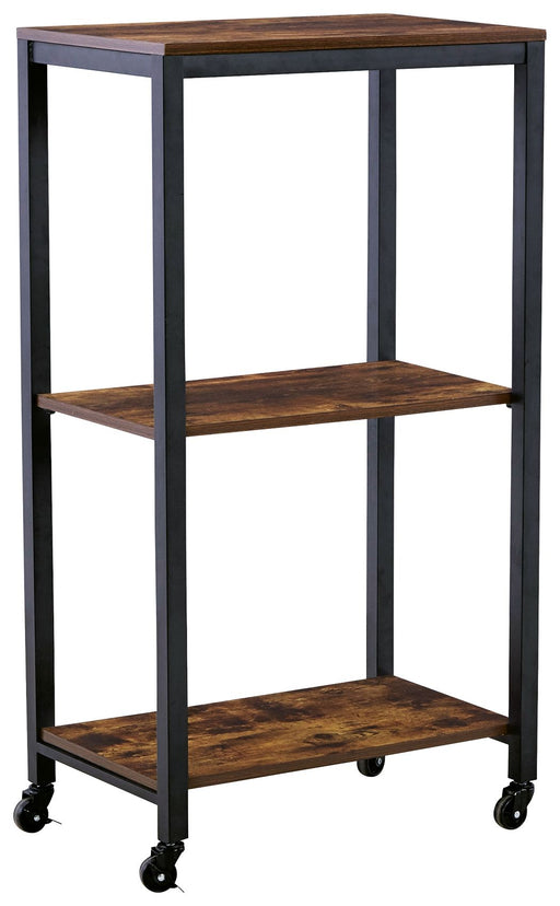 Bevinfield - Brown / Black - Bar Cart - Simple Home Plus