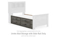 Frandern - Under Bed Storage With Side Rail - Gray - Simple Home Plus