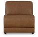 Magic Man - Armless Chair With Manual Headrest - Caramel - Simple Home Plus