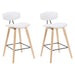 Fox - Swivel Counter Height Stool - Light Brown - Simple Home Plus