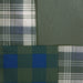 Mill Creek - Pieced Cotton Shower Curtain - Green - Simple Home Plus