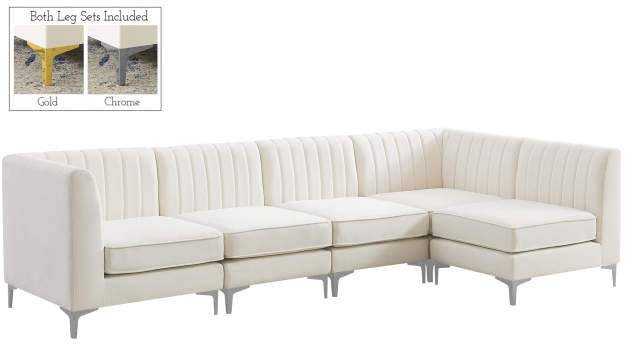 Alina - 5 Piece Modular Sectional - Simple Home Plus
