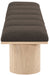 Pavilion - 6 Piece Modular Bench With Natural Base - Simple Home Plus