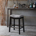 Belfast - Saddle Counter Stool - Gray - Simple Home Plus