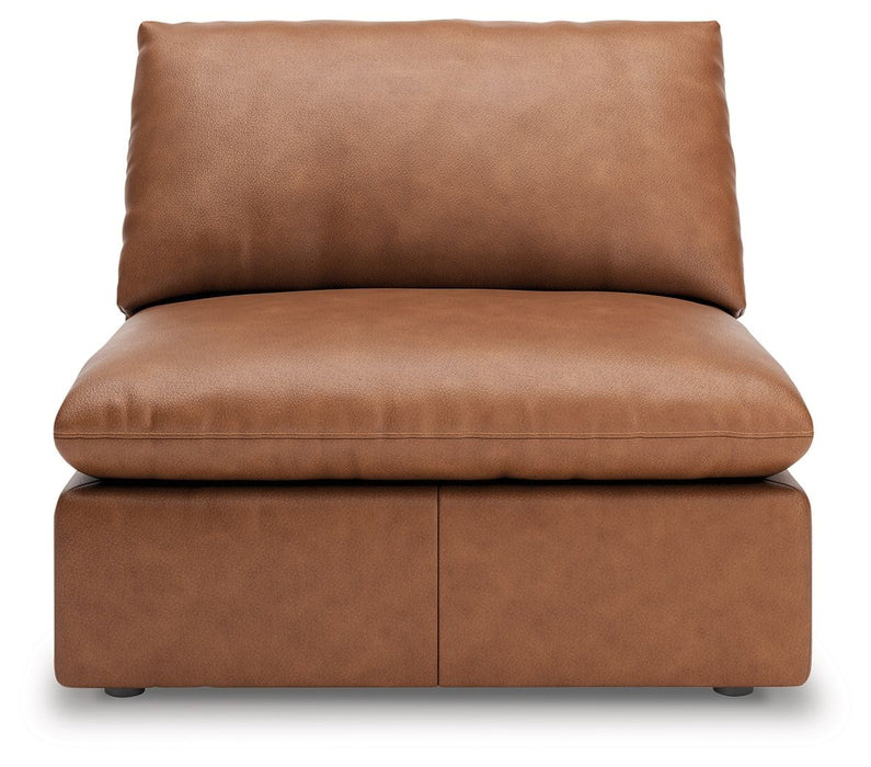 Whitehaven - 6-Piece Sectional With 3 Armless Chairs - Caramel - Simple Home Plus